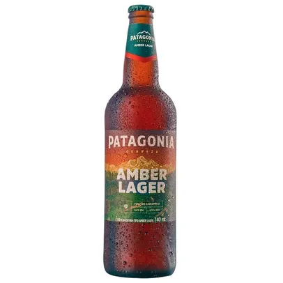 Cerveja Argentina Amber Lager Patagonia Garrafa 740ml