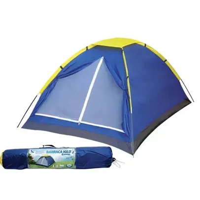 Barraca Camping Iglu para 4 Pessoas, com bolsa - MOR