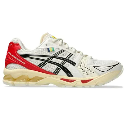 Tênis ASICS GEL-Kayano 14 Senna - Unissex - Branco com Vermelho