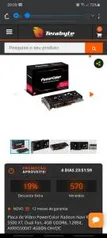 PLACA DE VÍDEO POWERCOLOR 5500 XT 4GB GDDR6 | R$1.120