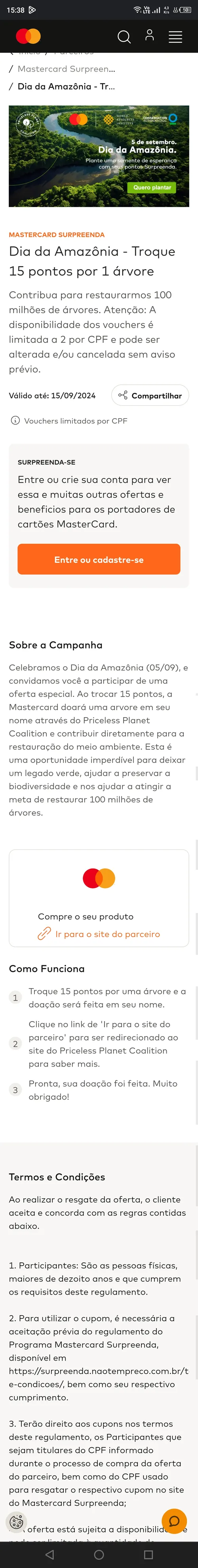 Imagen na descrição da promoção