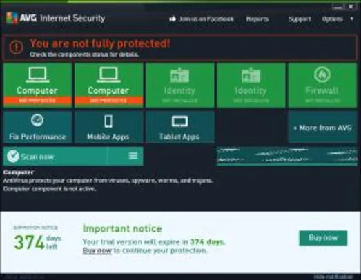 AVG Internet Security 2020 (GRÁTIS) com 2 Anos de Licença