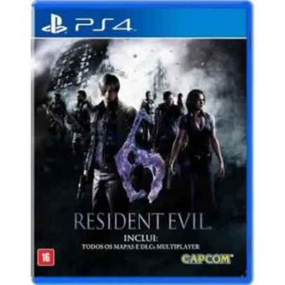 Jogo Resident Evil 6 - PS4 - R$29,90