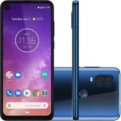 Smartphone Motorola One Vision 128GB Dual Chip Android Pie 9.0 Tela 6,3" 4G + Câmera 48+5MP - Azul Safira por R$