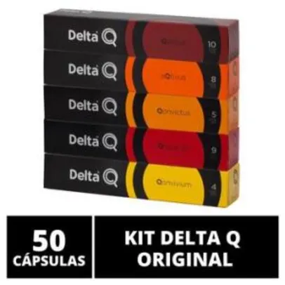 50 Cápsulas Delta Q Degustação Café - Cafeteira Delta Q | R$73