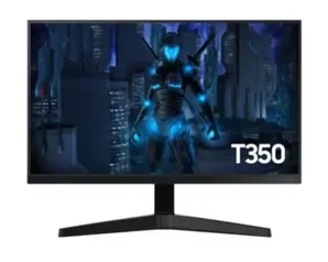 Monitor Gamer Samsung T350 22” FHD  Tela Plana | 75Hz | 5ms | HDMI | FreeSync | Game Mode | Azul Escuro