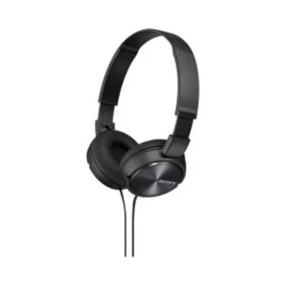 Fone de Ouvido Sony Headphone com Microfone integrado MDR-ZX310AP Preto