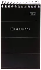 [R$2,19 super] Caderneta Espiral AA Organizer 60 Folhas, Tilibra, 305235, Multicor