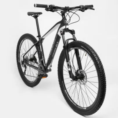 Bicicleta Gonew Endorphine 10.3 Carbon Shimano Alivio 3 x 8 Marchas - Aro 29 - Preto e Branco - R$3600