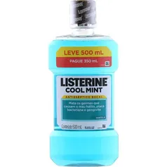 Antisséptico Bucal Listerine Cool Mint Hortelã 500ml