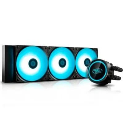 Saindo por R$ 580: Water Cooler DeepCool Gammaxx L360 V2 (AMD - Intel) - Anti-Leak - LED RGB - R$580 | Pelando