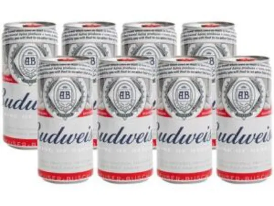 [R$ 10 DE VOLTA / APP] CERVEJA BUDWEISER 269ml - 8 UNIDADES | R$25