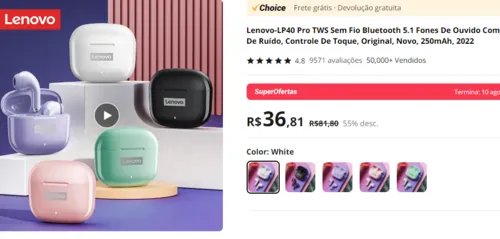 Imagen na descrição da promoção