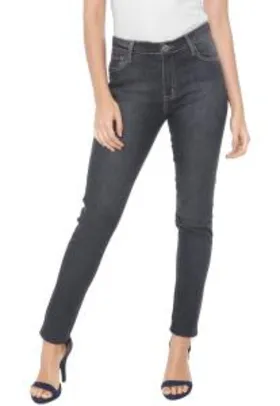 Calça Jeans Planet Girls Skinny Pespontos Preta R$60