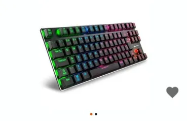 Teclado Mecânico Gamer Sharkoon PureWriter TKL RGB, Switch Kailh Red, ABNT