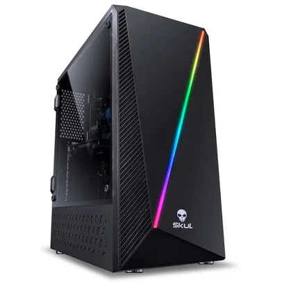 PC Gamer Skul 3000 I3-10100F, Radeon RX 550, 8GB DDR4, SSD 240GB, 500W PFC ATIVO, Linux - G4704-120630