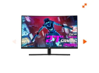 Monitor Gamer SuperFrame Vision, 27 Pol, Curvo, Full HD, VA, 1ms, 240Hz, Adaptive-Sync, HDMI/DP, SFVFB-27240-FHD