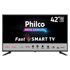 Smart TV philco 42 LED Resolução FullHD com Dolby Audio e Midiacast - TV PTV42G10N5SKF LED