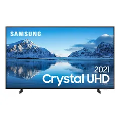 Smart TV Samsung Crystal UHD 4K 50AU8000 Design Slim Dynamic Crystal Color Visual Sem Cabos