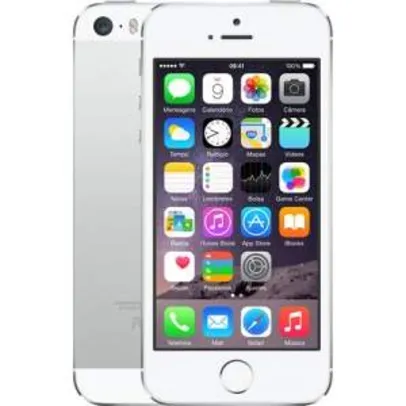 [SUBMARINO] iPhone 5S 16GB Prata Desbloqueado IOS 8 4G Wi-Fi Câmera de 8MP - Apple - R$1619