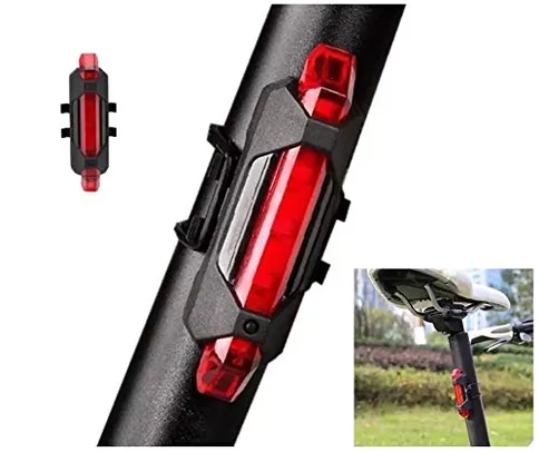 Pisca Alerta Bike Sinalizador Sinaleira Luz Traseira Led Vermelho Usb todo Brasil Top Melhor