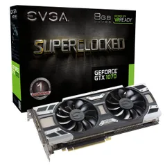 EVGA GTX 1070 SC GAMING ACX3.0 8GB 256 bits 4K Ready PCI-E 08G-P4-6173-KR