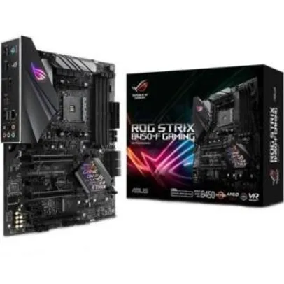 Placa-Mãe Asus ROG Strix B450-F Gaming, AMD AM4, ATX, DDR4