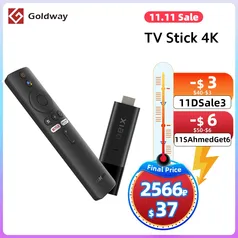 Tv Stick 4k Global Version Xiaomi Android Tv 11 Quad-core Portable Streaming Media