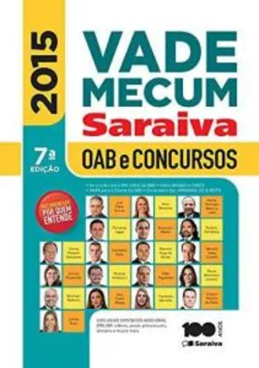 (Prime) Vade Mecum Saraiva. 2015. OAB e Concursos | R$11