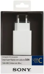 Carregador de Parede Sony Branco 3.0A USB-C