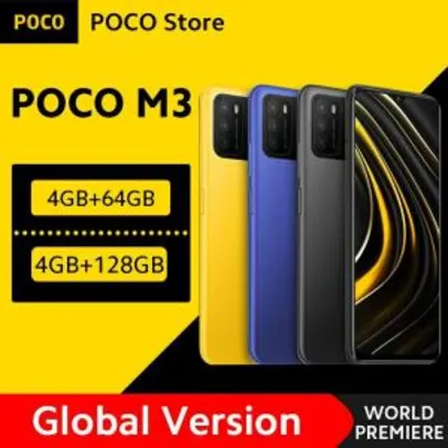 Smartphone Xiaomi Poco M3 4GB/64GB - R$768