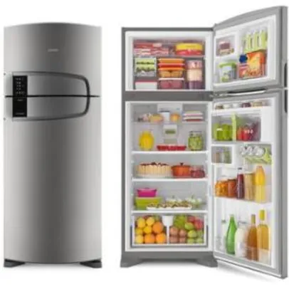 Refrigerador Consul Duplex Bem Estar Frost Free Evox Platinum 405L CRM51AK - R$1949
