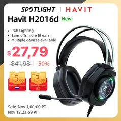 Headset |Havit H2016d Rgb Gaming