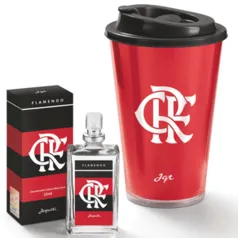 Kit Flamengo Jequiti - Colônia + Copo com tampa 