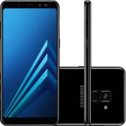 [Sicoob Card] Smartphone Samsung Galaxy A8 Dual Chip Android 7.1 Tela 5.6" Octa-Core 2.2GHz 64GB 4G Câmera 16MP - PretoR$ 1.079,10