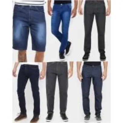 Calça Jeans e Bermudas Jeans R$ 35,90