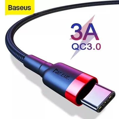 Cabo USB Tipo C Baseus 2m Novos usuários | R$10