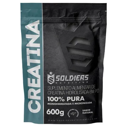 Creatina Monohidratada Soldiers 600g 100% pura