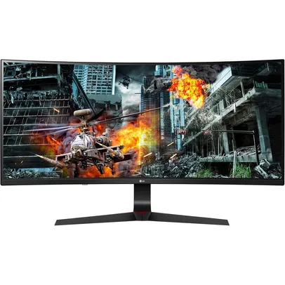 Monitor Gamer LED LG 34´ UltraWide Curvo, Full HD | R$2600