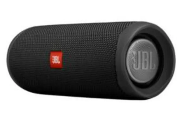 Caixa Som JBL Flip 5 com 20W para Android, iOS e Windows Phone Preto R$520