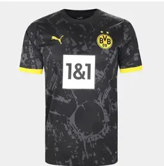 Camisa Borussia Dortmund Away 23/24 s/nº Torcedor Puma Masculina