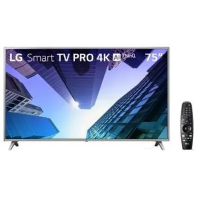 Smart TV LED 75" Ultra HD 4K LG 75UM751C PRO 120HZ + Smart Magic | R$5.415