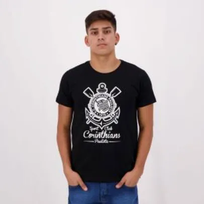 Camiseta Corinthians Shadow Preta | R$ 16
