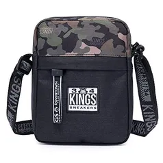 Shoulder Bag Bolsa Transvesal Kings Sneakers Estampa Camuflado Militar