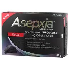 Sabonete Facial Asepxia Detox 80g | R$ 6