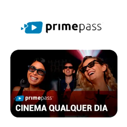 Primepass: ingresso de cinema cortesia