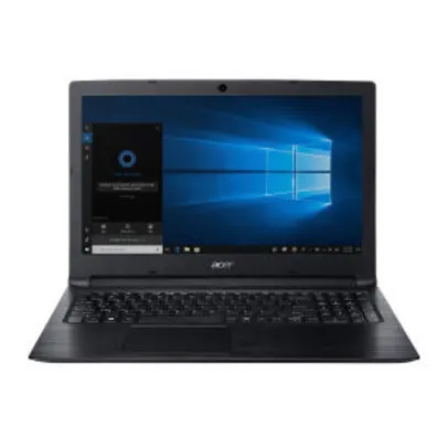 Notebook Acer Intel Core i3-8130U 4GB 1TB Tela 15.6" Windows 10 A315-53-34Y4 Preto | R$ 1594