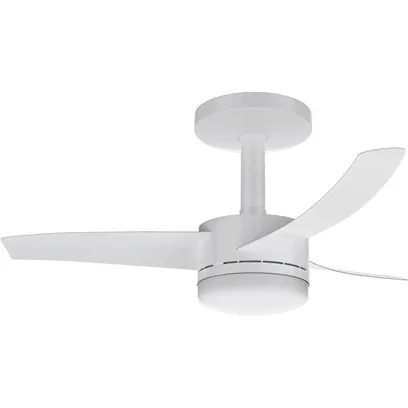 Foto do produto Ventilador de Teto Arno Ultimate VX10 3 Pás Branco com Globo de Vidro 110V - 110V