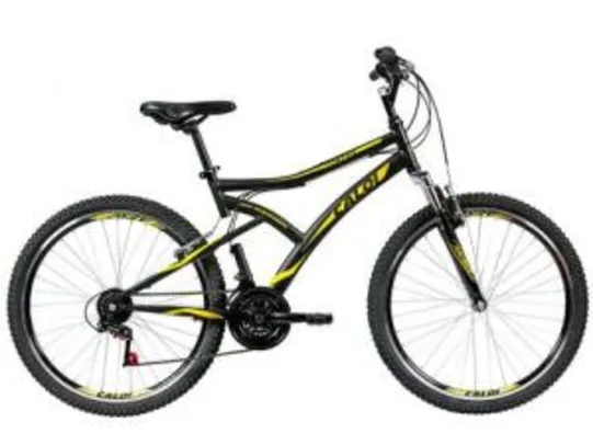 [App + Cliente Ouro + Magalupay] Mountain Bike Aro 26 Caloi Andes Aço Freio V-Brake - 21 Marchas | R$855