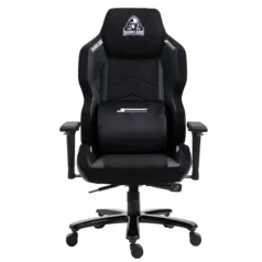 Cadeira Gamer SuperFrame Darklord Pro Edition, Reclinável, 4D, Suporta Até 140KG, Preto e Branco